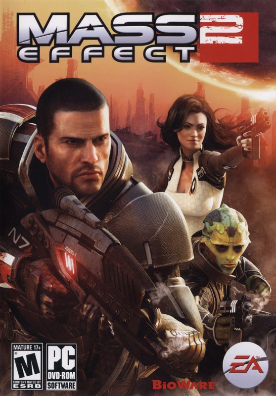 Mass Effect 2 box art for Xbox 360